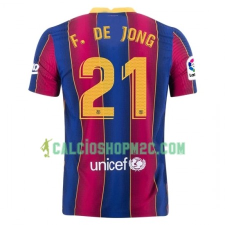 FC Barcellona Frenkie de Jong 21 Maglia Prima 2020/2021 Manica Corta